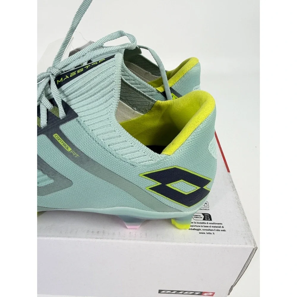 Lotto Maestro 100 V FG Soccer Cleats Men's Size‎ US 9 Green/Blue New